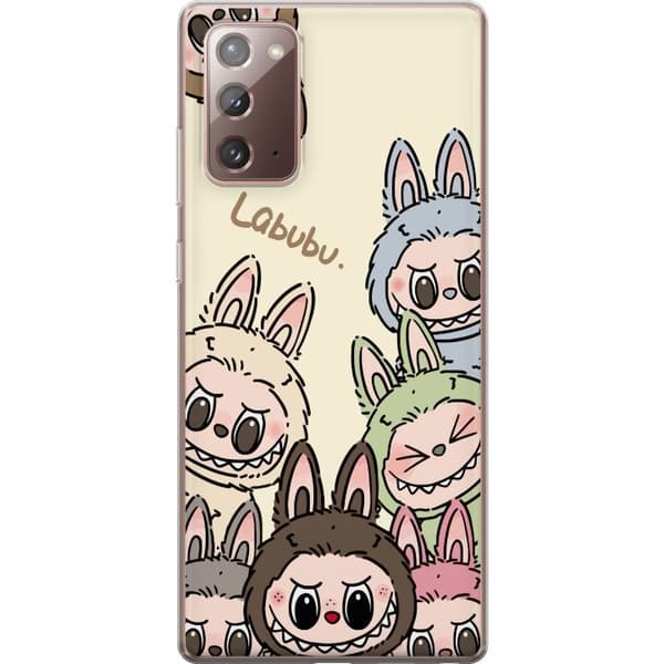 Samsung Galaxy Note20 Gennemsigtig cover Labubu Pastel Collection