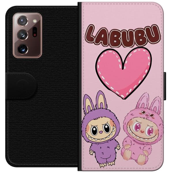 Samsung Galaxy Note20 Ultra Tegnebogsetui Labubu Pink Monster