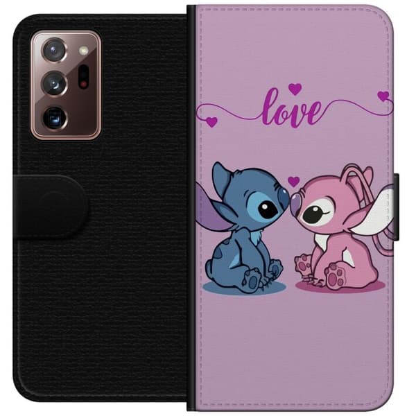 Samsung Galaxy Note20 Ultra Tegnebogsetui Lilo & Stitch – Angel Edition