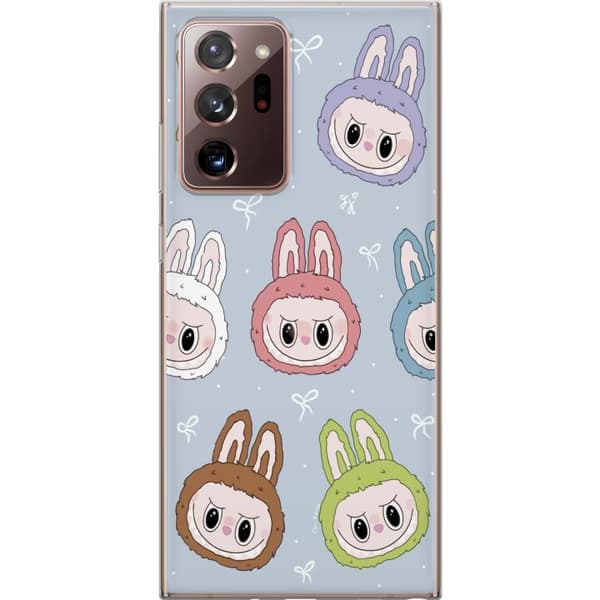Samsung Galaxy Note20 Ultra Gennemsigtig cover Pastel Labubu