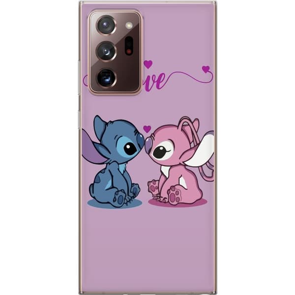 Samsung Galaxy Note20 Ultra Gennemsigtig cover Lilo & Stitch – Angel Edition