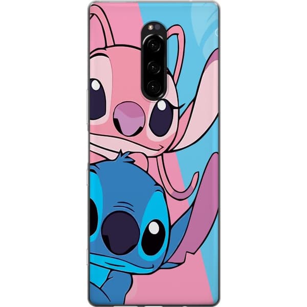 Sony Xperia 1 Läpinäkyvä kuori Stitch & Angel