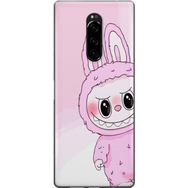 Sony Xperia 1 Gennemsigtig cover Labubu Kanin-serien