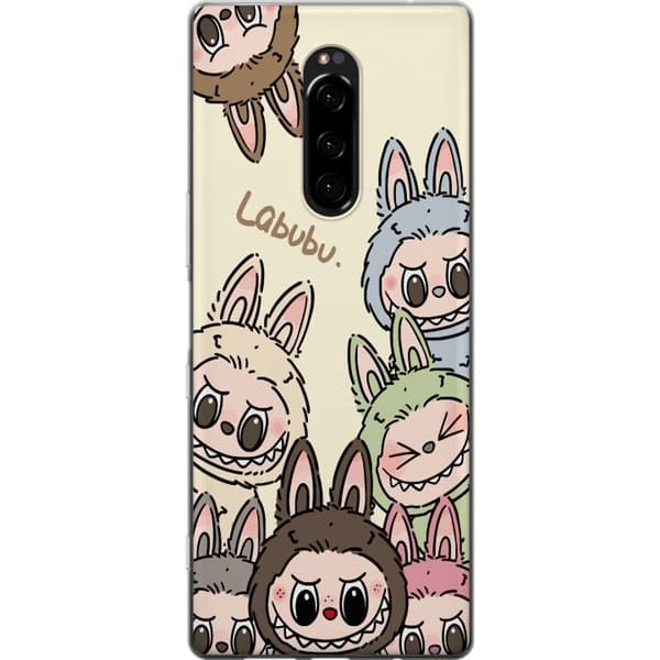 Sony Xperia 1 Gjennomsiktig deksel Labubu Pastel Collection