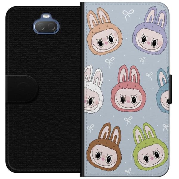 Sony Xperia 10 Tegnebogsetui Pastel Labubu