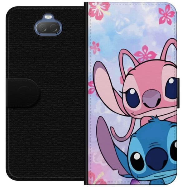 Sony Xperia 10 Lompakkokotelo Stitch & Angel