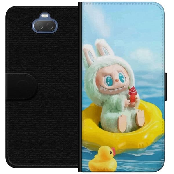 Sony Xperia 10 Lompakkokotelo Labubu Macaron-sarja
