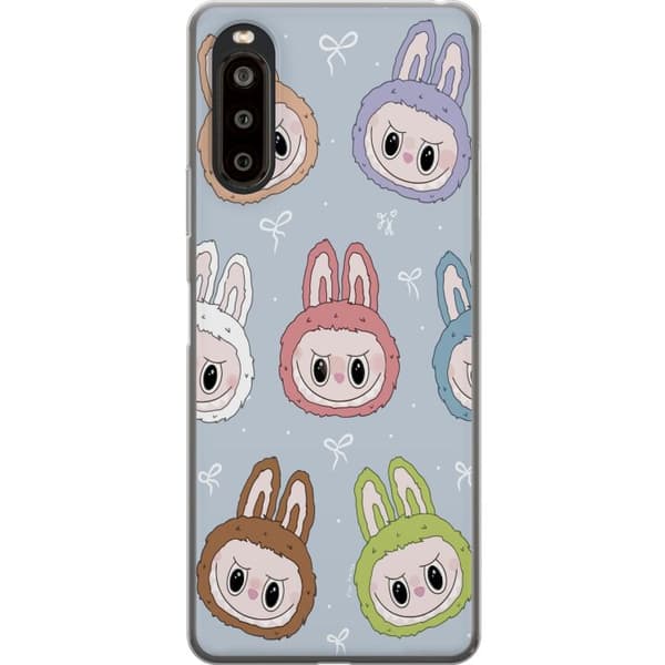 Sony Xperia 10 II Läpinäkyvä kuori Pastel Labubu