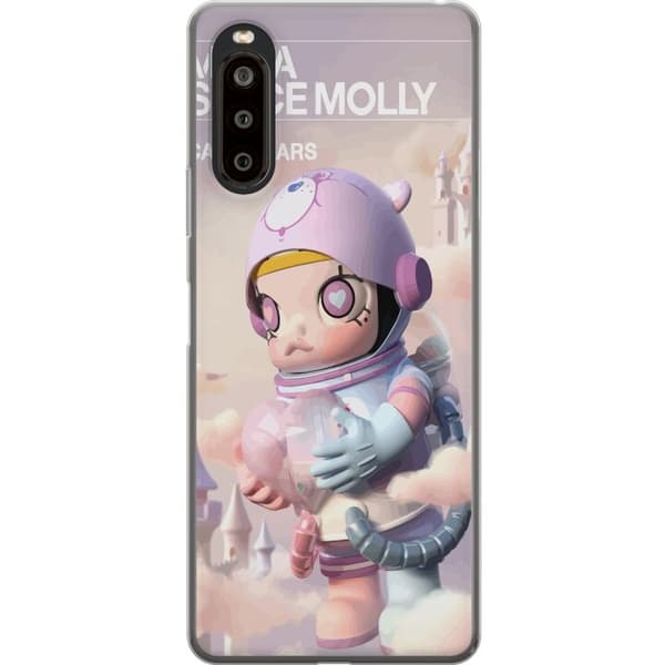 Sony Xperia 10 II Läpinäkyvä kuori Mega Space Molly Care Bears Series - Share Bear Edition