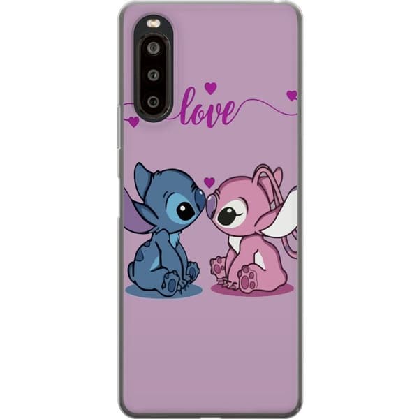 Sony Xperia 10 II Läpinäkyvä kuori Lilo & Stitch – Angel Edition