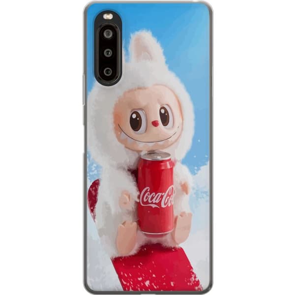 Sony Xperia 10 II Läpinäkyvä kuori Labubu Summer Edition