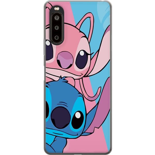 Sony Xperia 10 II Läpinäkyvä kuori Stitch & Angel