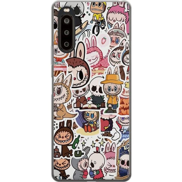 Sony Xperia 10 II Gennemsigtig cover Labubu All-Stars – POP MART Specialudgave
