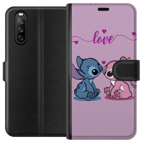 Sony Xperia 10 III Lompakkokotelo Lilo & Stitch – Angel Edition