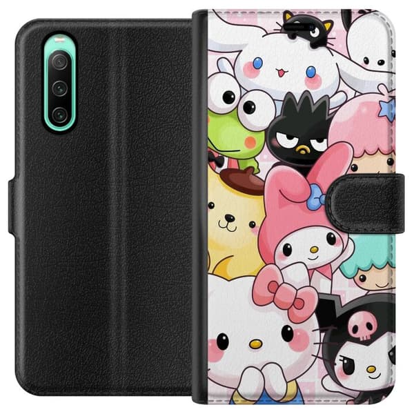 Sony Xperia 10 IV Lommeboketui Kawaii Sanrio Crew