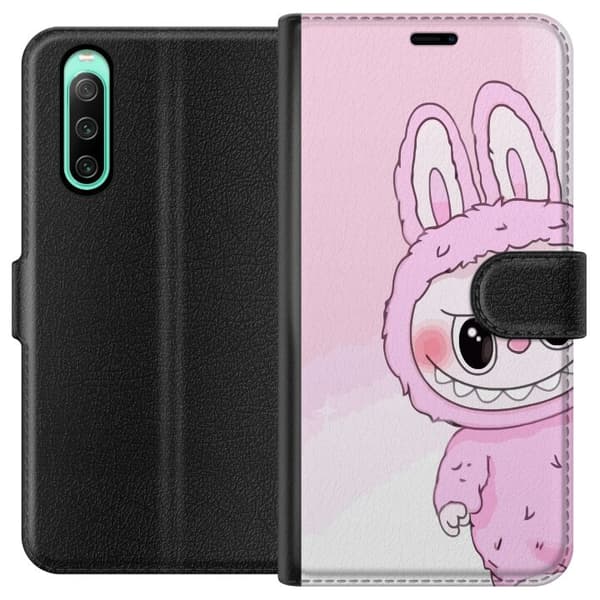 Sony Xperia 10 IV Lommeboketui Labubu Bunny-serien