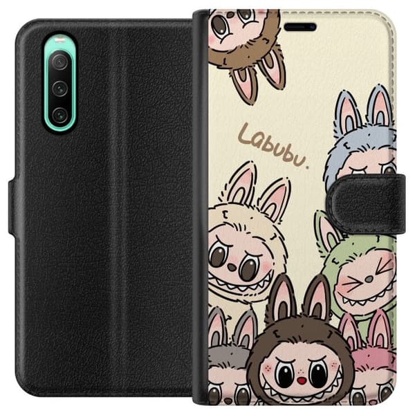 Sony Xperia 10 IV Lommeboketui Labubu Pastel Collection