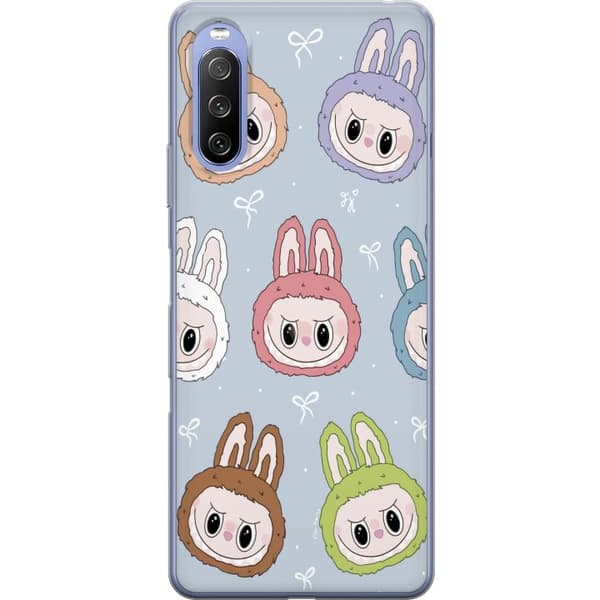 Sony Xperia 10 III Läpinäkyvä kuori Pastel Labubu