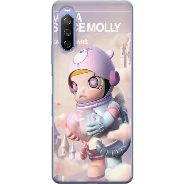 Sony Xperia 10 III Läpinäkyvä kuori Mega Space Molly Care Bears Series - Share Bear Edition