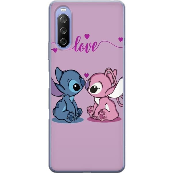 Sony Xperia 10 III Läpinäkyvä kuori Lilo & Stitch – Angel Edition