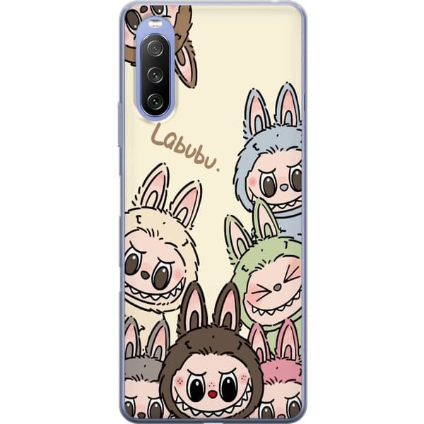 Sony Xperia 10 III Läpinäkyvä kuori Labubu Pastel Collection