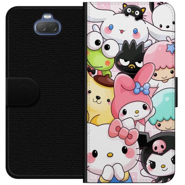 Sony Xperia 10 Plus Lompakkokotelo Kawaii Sanrio Crew