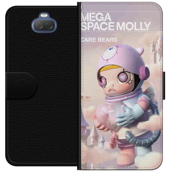 Sony Xperia 10 Plus Lompakkokotelo Mega Space Molly Care Bears Series - Share Bear Edition
