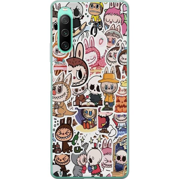 Sony Xperia 10 IV Läpinäkyvä kuori Labubu All-Stars – POP MART Erikoispainos