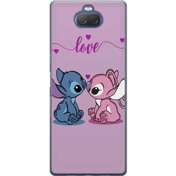 Sony Xperia 10 Plus Läpinäkyvä kuori Lilo & Stitch – Angel Edition