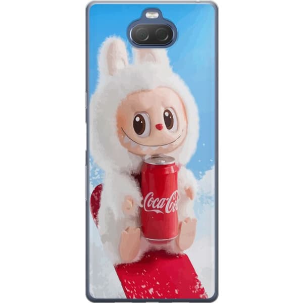 Sony Xperia 10 Plus Läpinäkyvä kuori Labubu Summer Edition