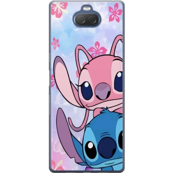Sony Xperia 10 Plus Läpinäkyvä kuori Stitch & Angel