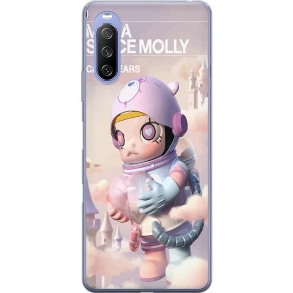 Sony Xperia 10 III Lite Genomskinligt Skal Mega Space Molly Care Bears Series - Share Bear Edition