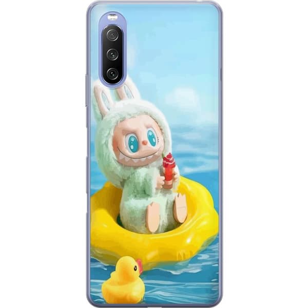 Sony Xperia 10 III Lite Läpinäkyvä kuori Labubu Macaron-sarja