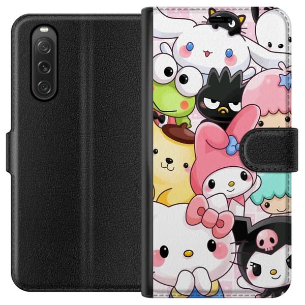 Sony Xperia 10 V Lommeboketui Kawaii Sanrio Crew