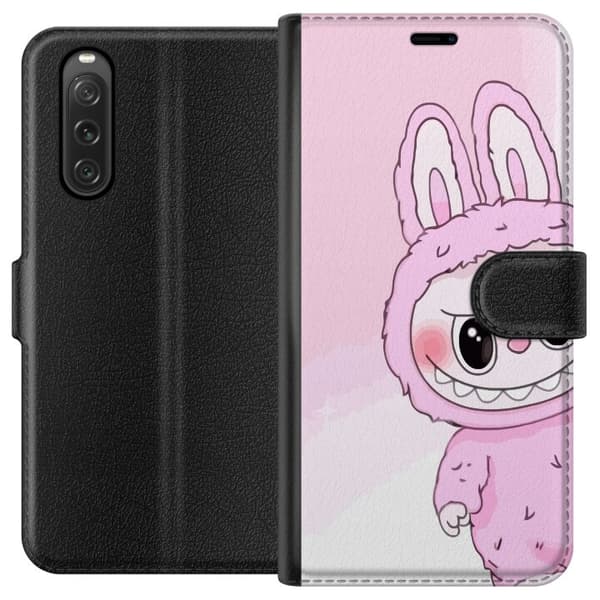 Sony Xperia 10 V Lommeboketui Labubu Bunny-serien