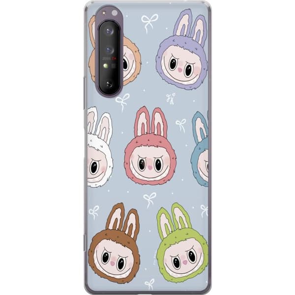 Sony Xperia 1 II Läpinäkyvä kuori Pastel Labubu