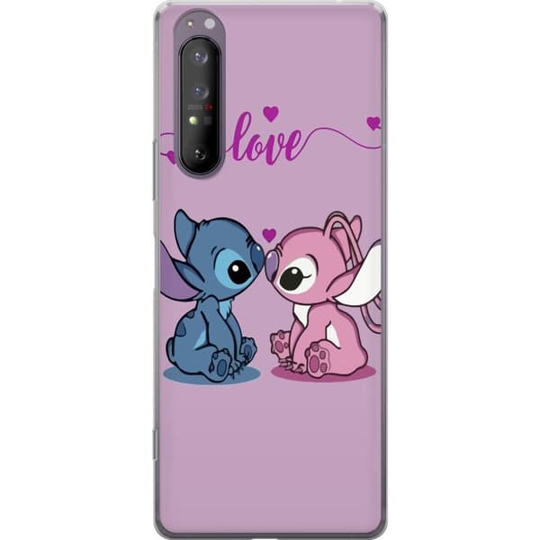 Sony Xperia 1 II Läpinäkyvä kuori Lilo & Stitch – Angel Edition