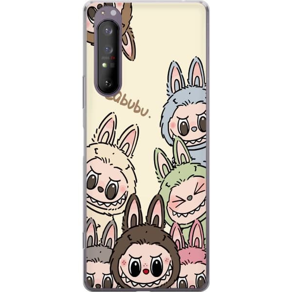 Sony Xperia 1 II Läpinäkyvä kuori Labubu Pastel Collection