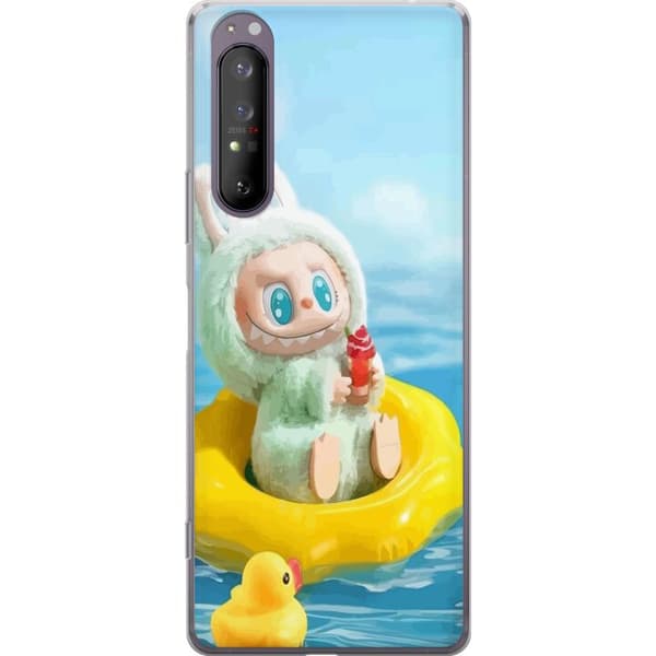 Sony Xperia 1 II Genomskinligt Skal Labubu Macaron Series