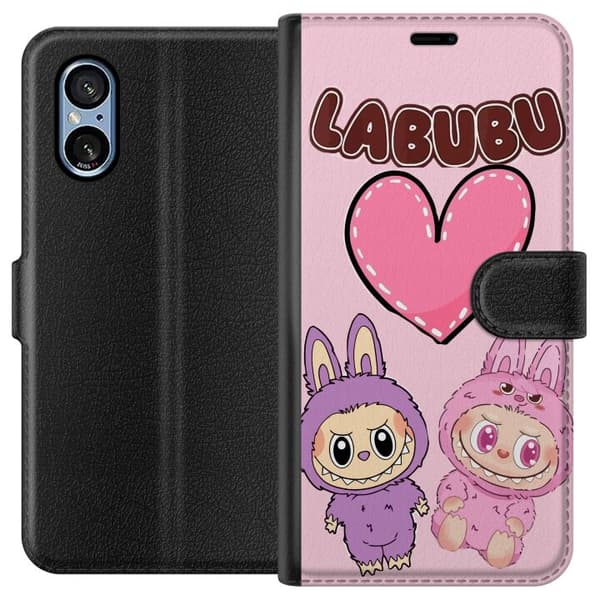 Sony Xperia 10 VI Lommeboketui Labubu Pink Monster