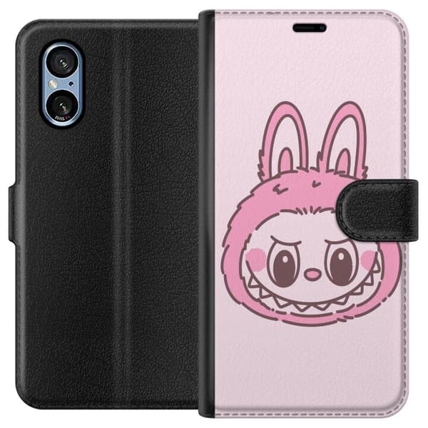 Sony Xperia 10 VI Tegnebogsetui Labubu Dyrekreds Bunny Udgave