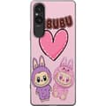 Miniatyrbilde 1 av 3: Sony Xperia 10 VI Gjennomsiktig deksel Labubu Pink Monster
