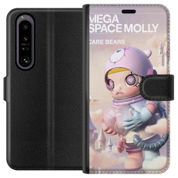 Sony Xperia 1 IV Tegnebogsetui Mega Space Molly Care Bears Series - Share Bear Edition