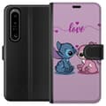 Miniatyrbillede 1 af 3: Sony Xperia 1 IV Tegnebogsetui Lilo & Stitch – Angel Edition
