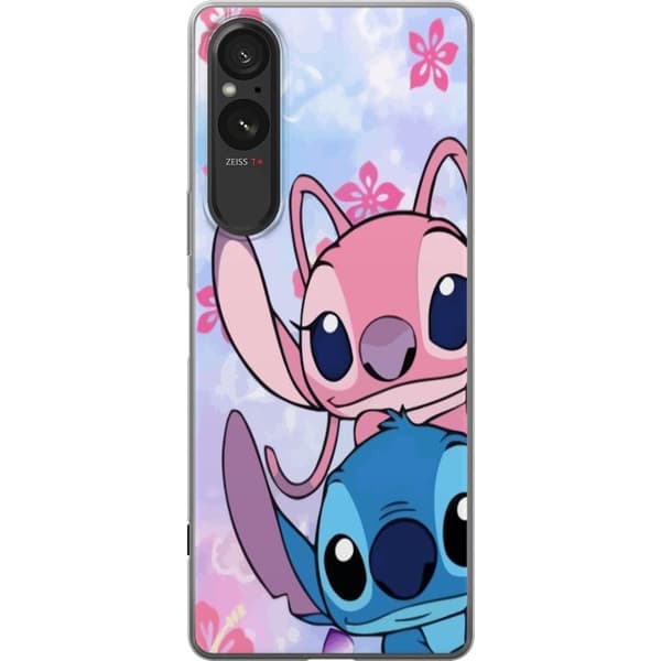 Sony Xperia 10 VI Läpinäkyvä kuori Stitch & Angel
