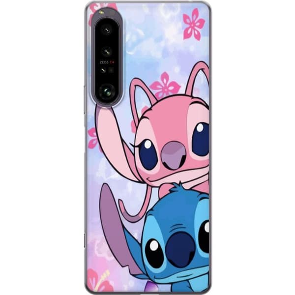 Sony Xperia 1 IV Genomskinligt Skal Stitch & Angel