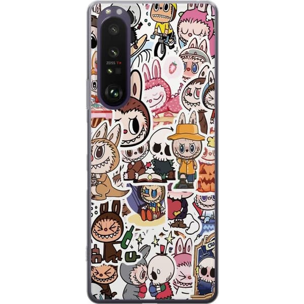 Sony Xperia 1 III Genomskinligt Skal Labubu All-Stars – POP MART Special