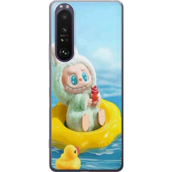 Sony Xperia 1 III Gjennomsiktig deksel Labubu Macaron-serien