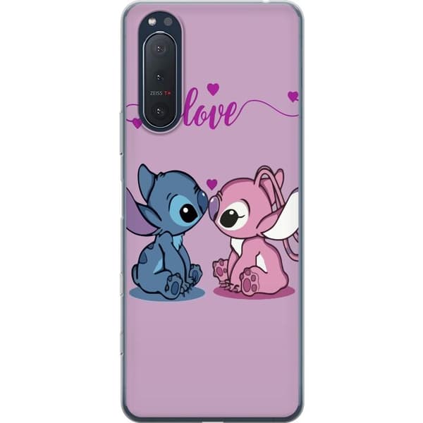 Sony Xperia 5 II Läpinäkyvä kuori Lilo & Stitch – Angel Edition