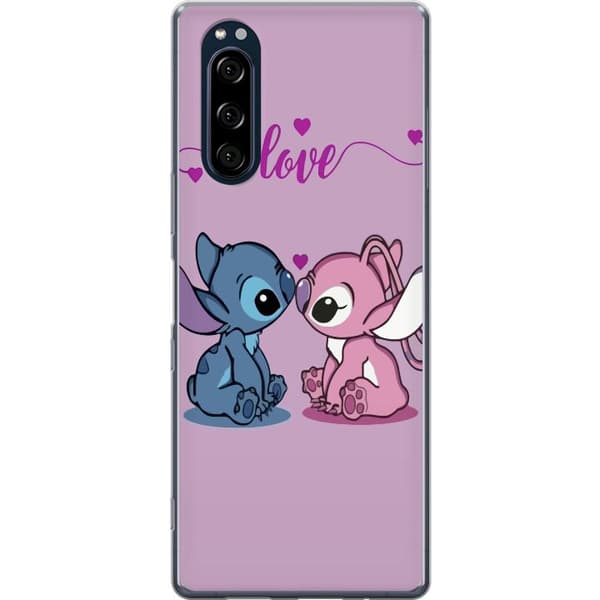 Sony Xperia 5 Genomskinligt Skal Lilo & Stitch – Angel Edition